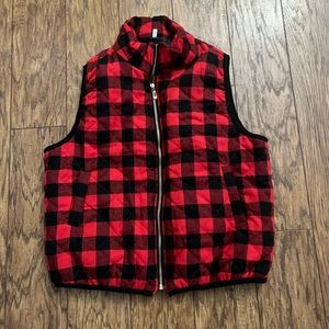 Buffalo Plaid vest